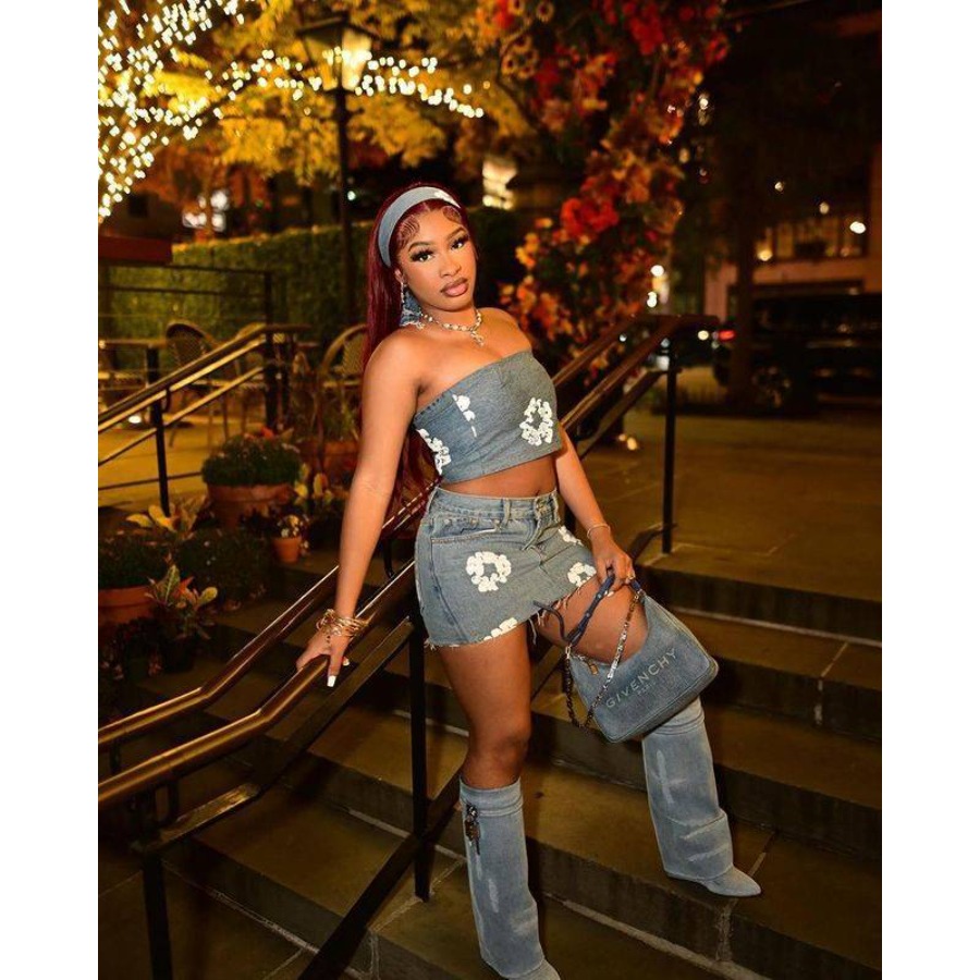 Denim Shorts Women - Denim 2 Piece Sets Women Short