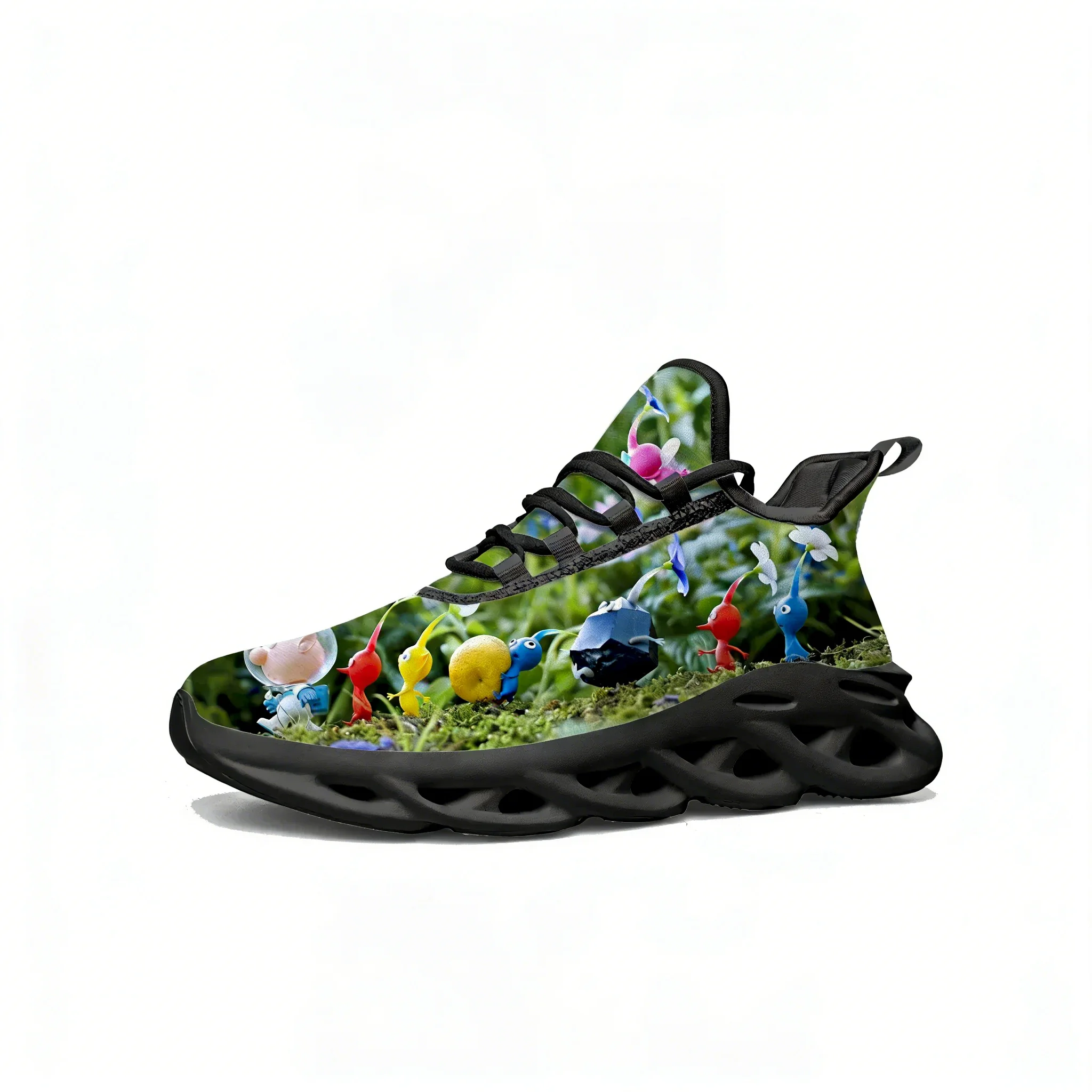 Women'S Fashion Running Shoes - Pikmin Flats Sneakers Hot Cartoon Game