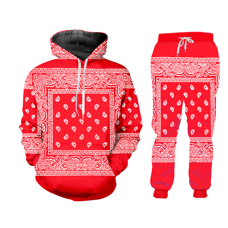 Women'S Fashion Zip Hoodie - Men's Paisley Graphic Cashew Floral Women/men