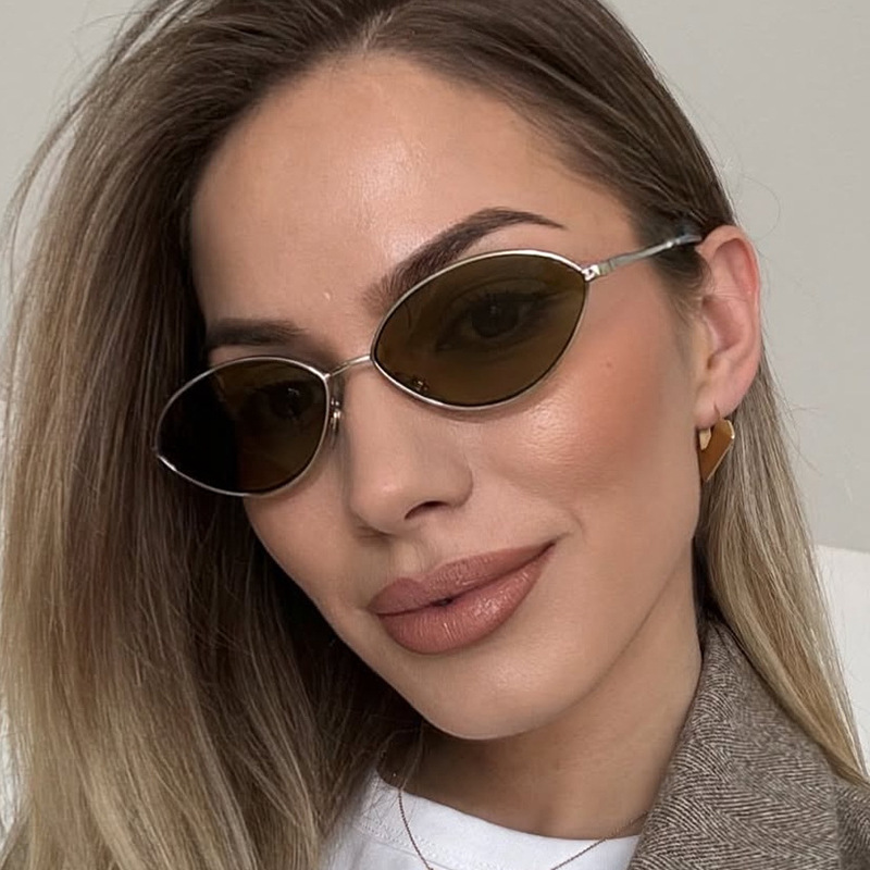 Women Fashion Glasses - Retro Cat Eye Woman Sunglasses for