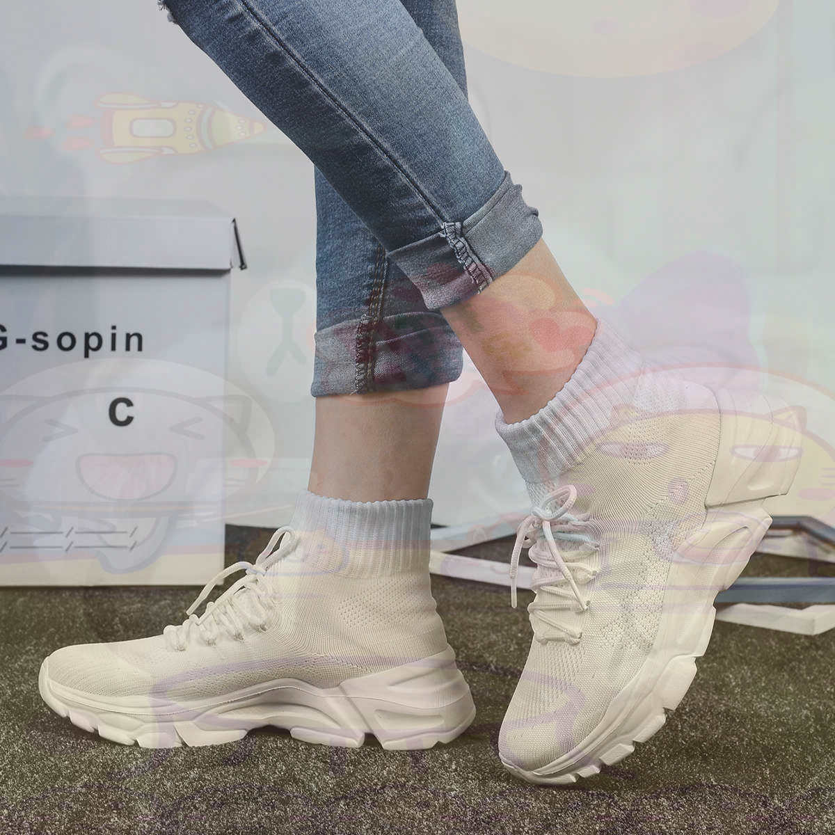 Women'S Fashion From The 50S - Increases Height Sumer Basketballs Basketball Women's