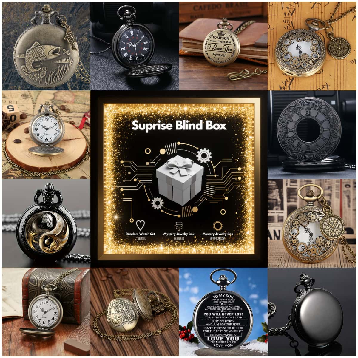 1PC Surprise Mystery Watch Bli - đánh giá và giá Women'S Fashion Quartz Watch