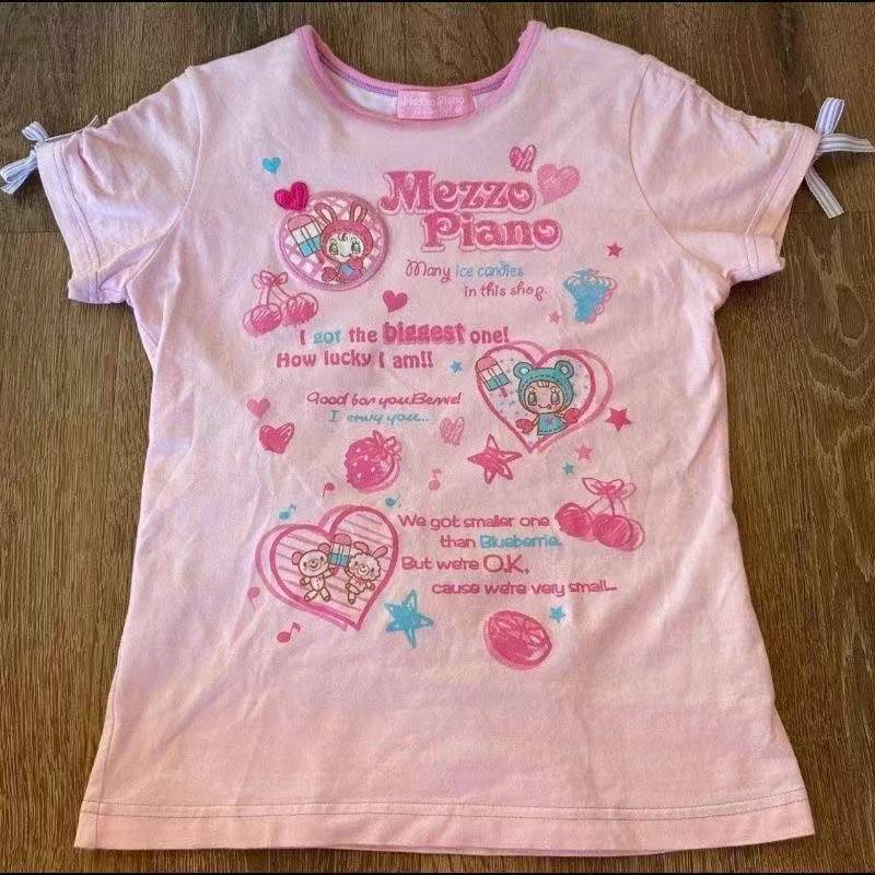 Vintage Kawaii Cute Short Slee - đánh giá và giá Crop Top Women