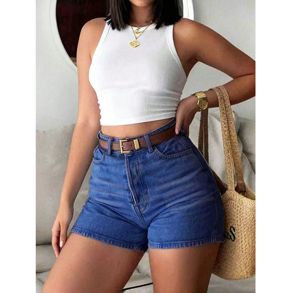 Women Summer Denim Shorts High - đánh giá và giá Denim Shorts Women