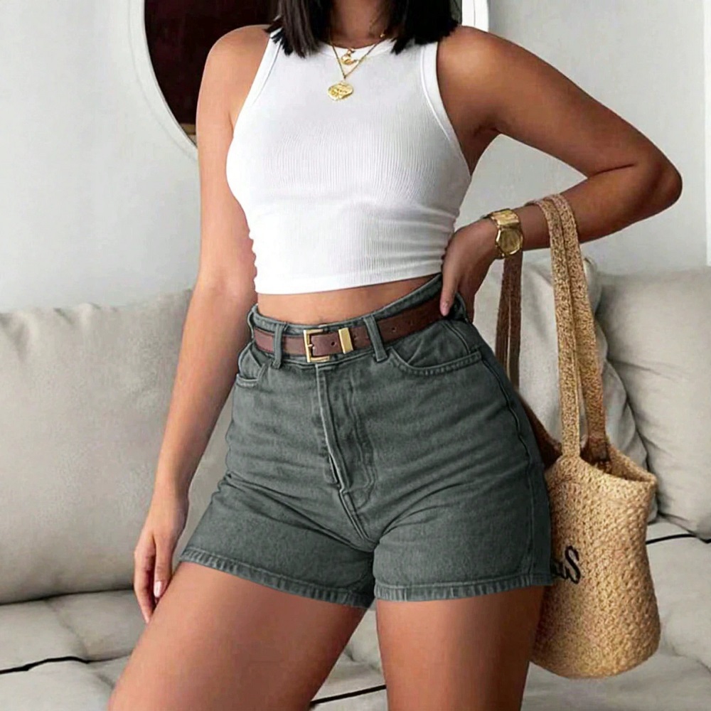 Women Summer Denim Shorts High - đánh giá và giá Denim Shorts Women
