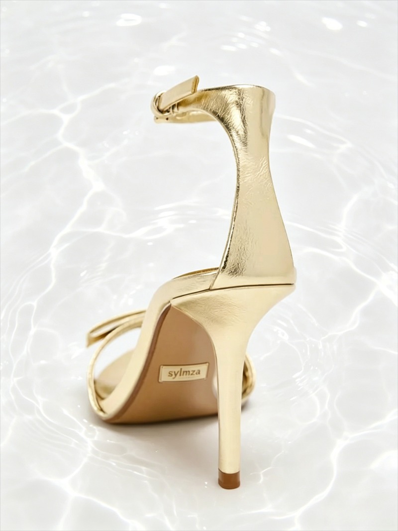 Elegant Golden Bow Brand High  - đánh giá và giá Women'S Fashion Brand Shoes