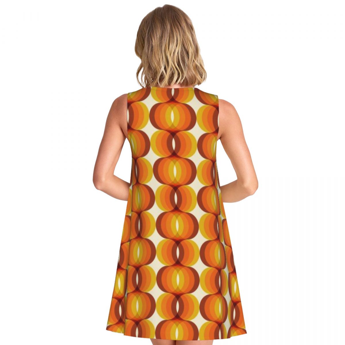Orange Brown And Ivory Retro 1 - đánh giá và giá Women'S Fashion In The 1960S