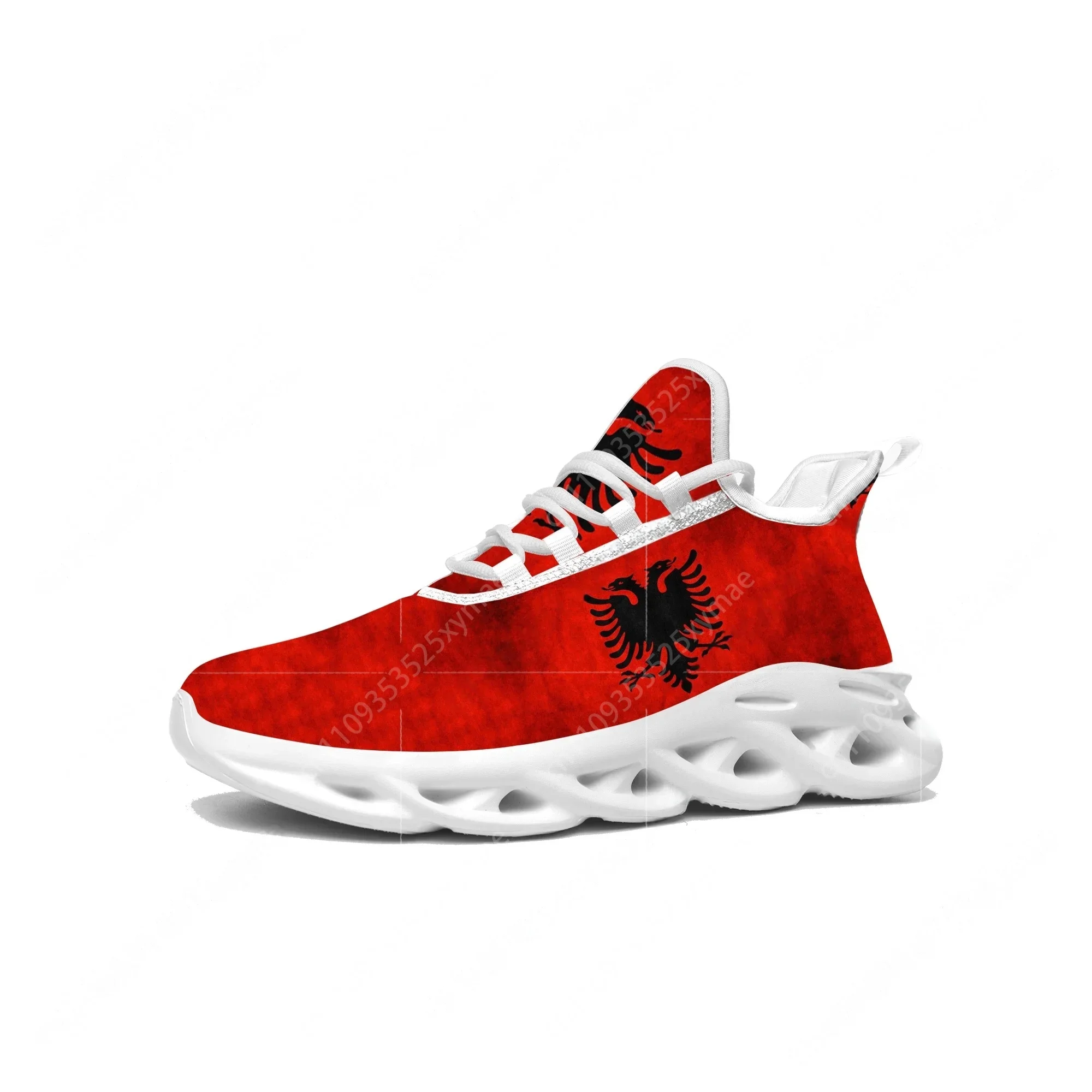 Albanian Flag Flats Sneakers M - đánh giá và giá Women'S Fashion Running Shoes