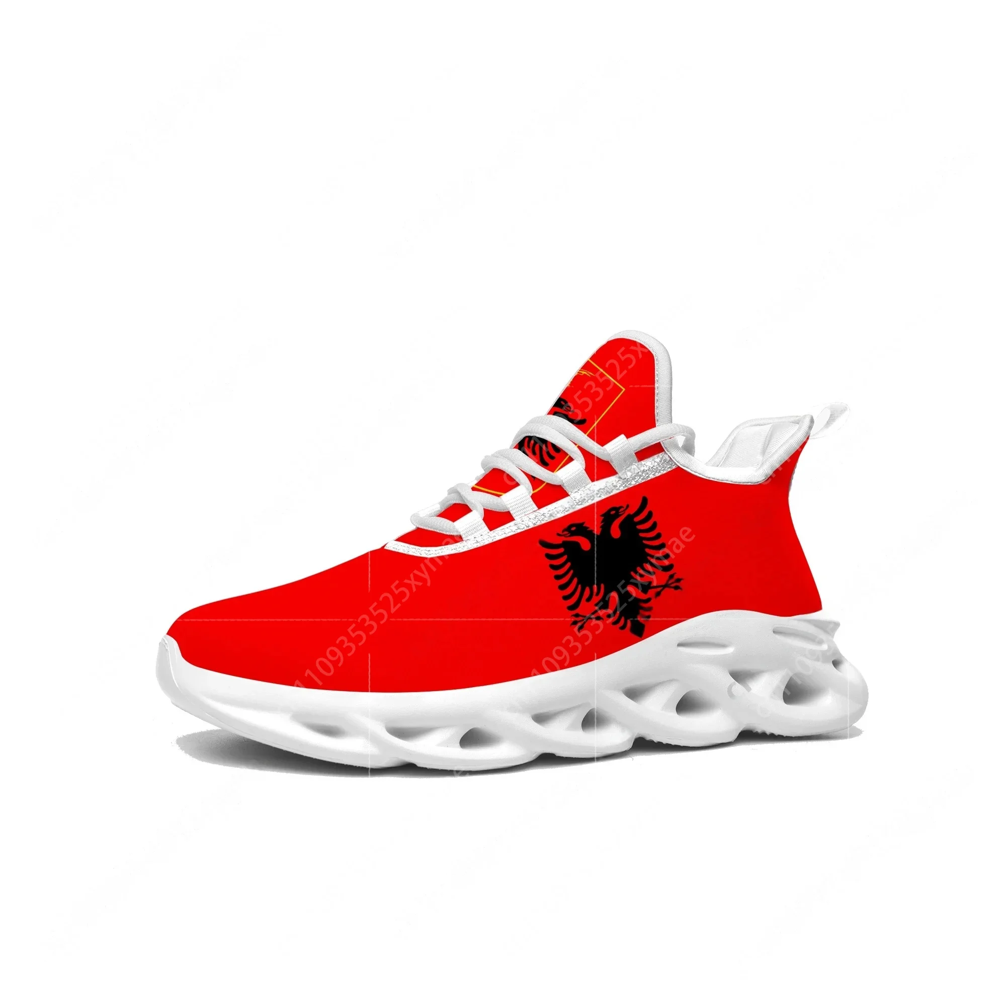Albanian Flag Flats Sneakers M - đánh giá và giá Women'S Fashion Running Shoes