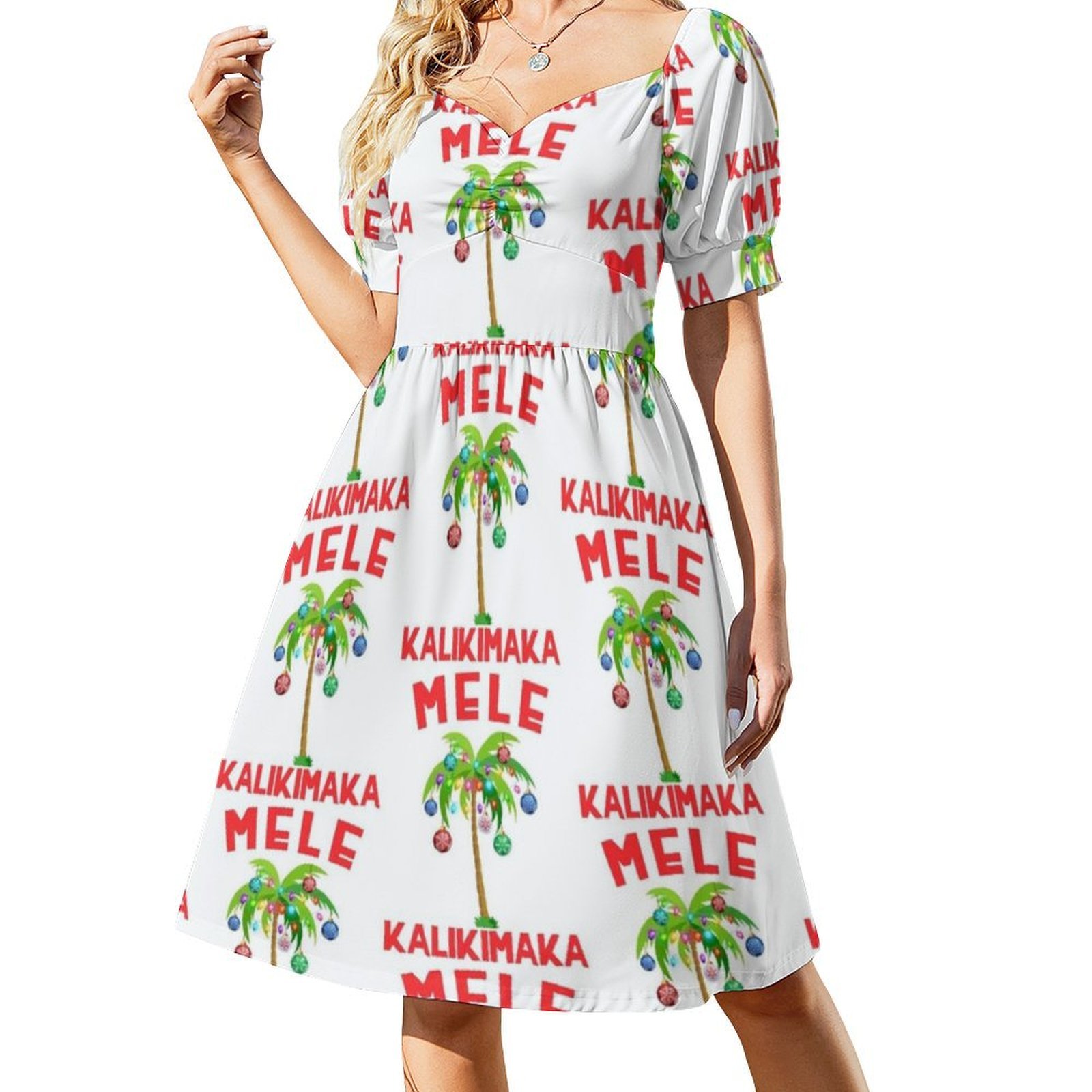 Mele Kalikimaka-Hawaiian Chris - đánh giá và giá Smocked Dress Women