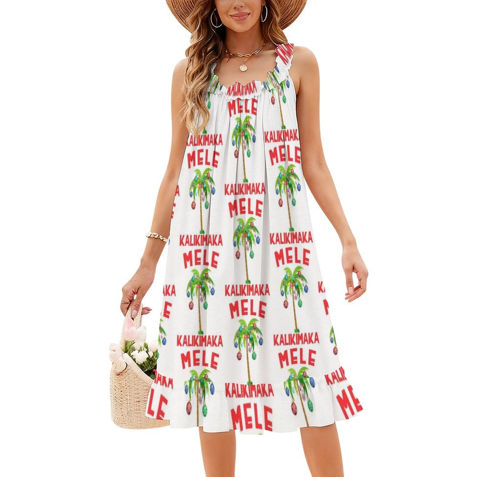 Mele Kalikimaka-Hawaiian Chris - đánh giá và giá Smocked Dress Women