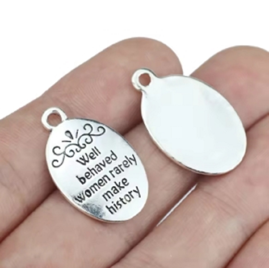 10 Pcs/Lot Oval Antique Silver - đánh giá và giá Women Fashion History