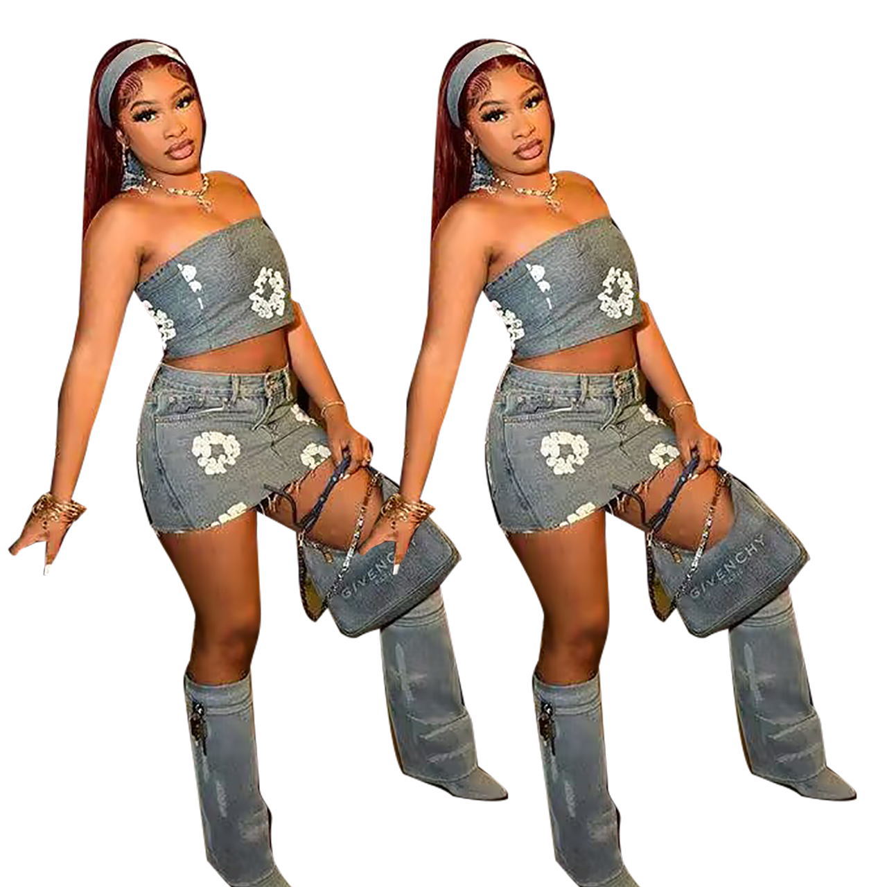 Denim 2 Piece Sets Women Short - đánh giá và giá Denim Shorts Women
