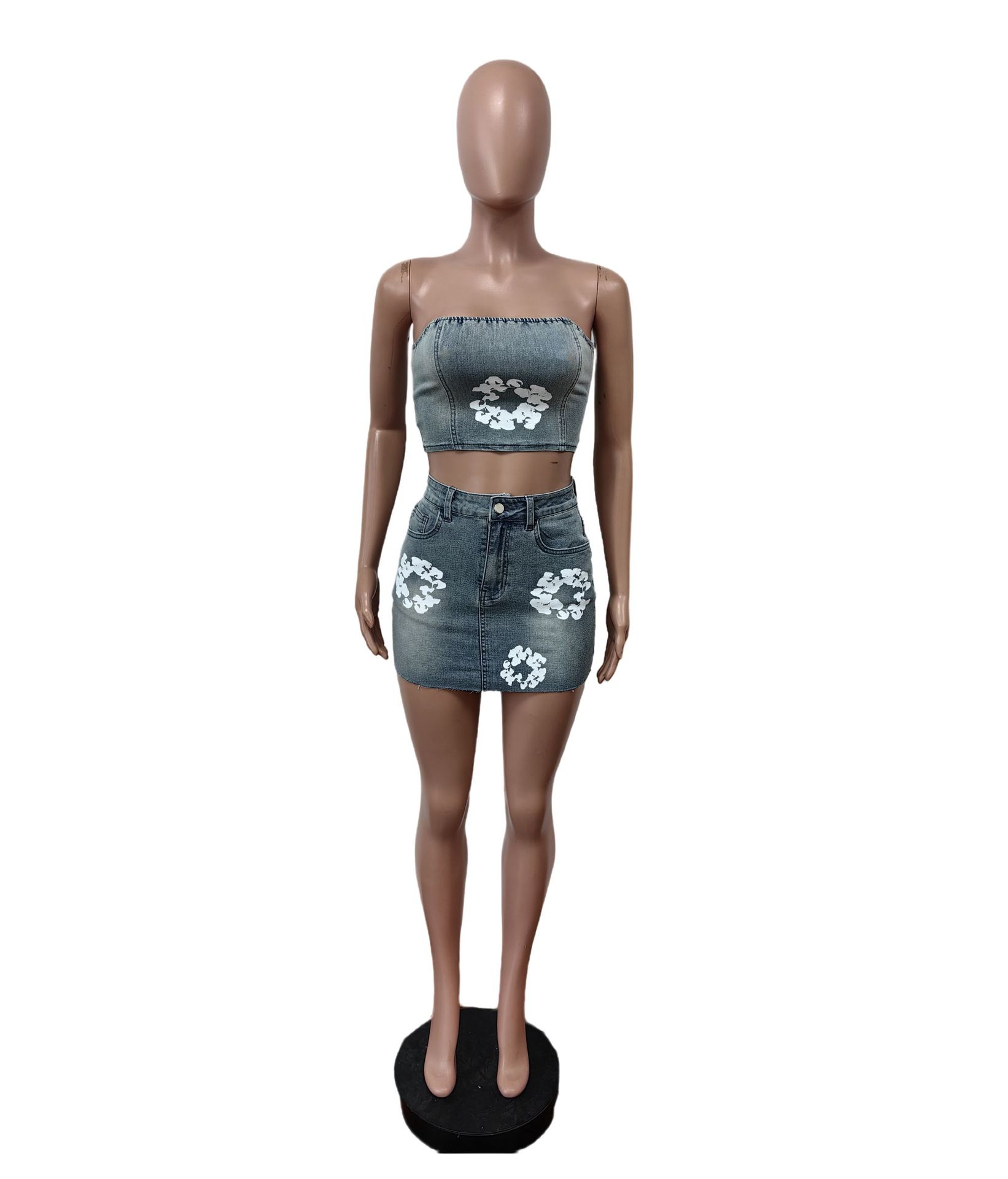 Denim 2 Piece Sets Women Short - đánh giá và giá Denim Shorts Women