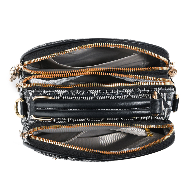 3-piece letter print mini roun - đánh giá và giá Crossbody Bag Women