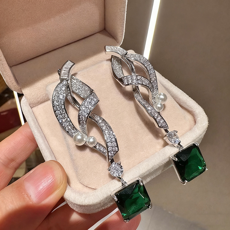 Retro Luxury Emerald Square Di - đánh giá và giá Women'S Fashion Magazine