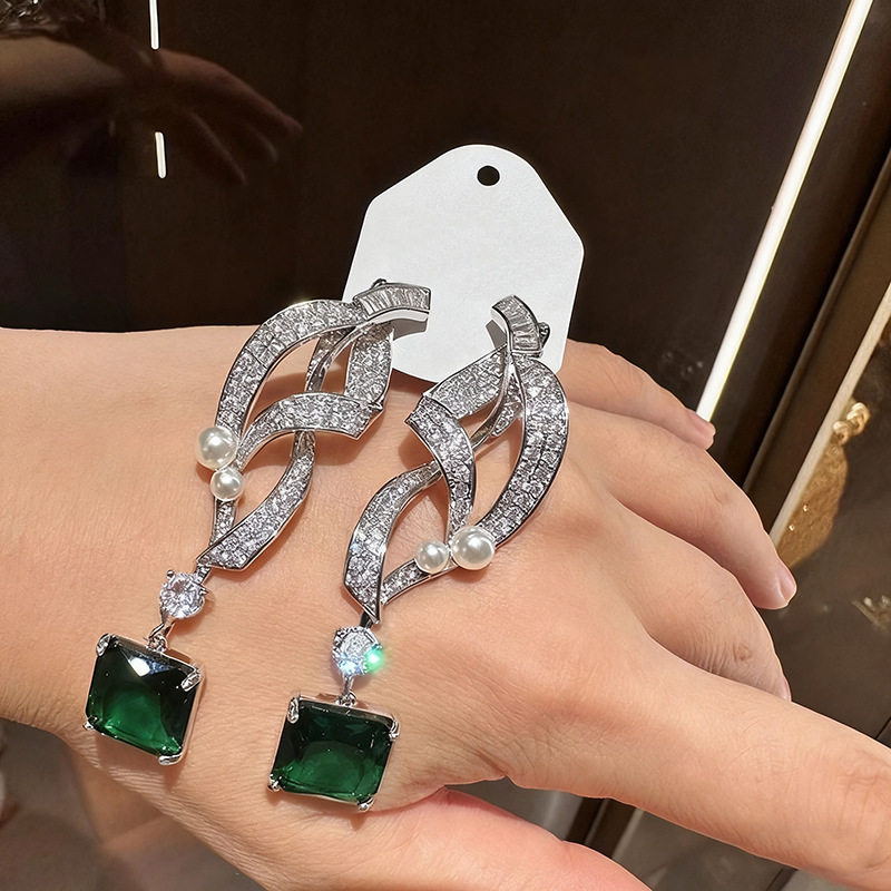 Retro Luxury Emerald Square Di - đánh giá và giá Women'S Fashion Magazine