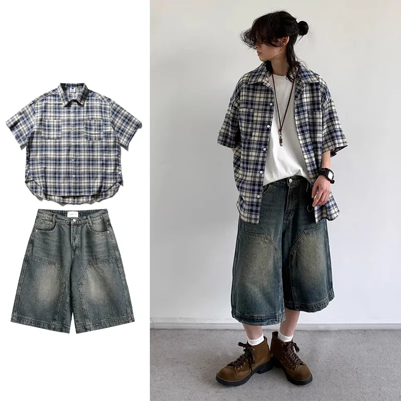 Japanese Youth Style Men Women - đánh giá và giá Denim Shorts Women