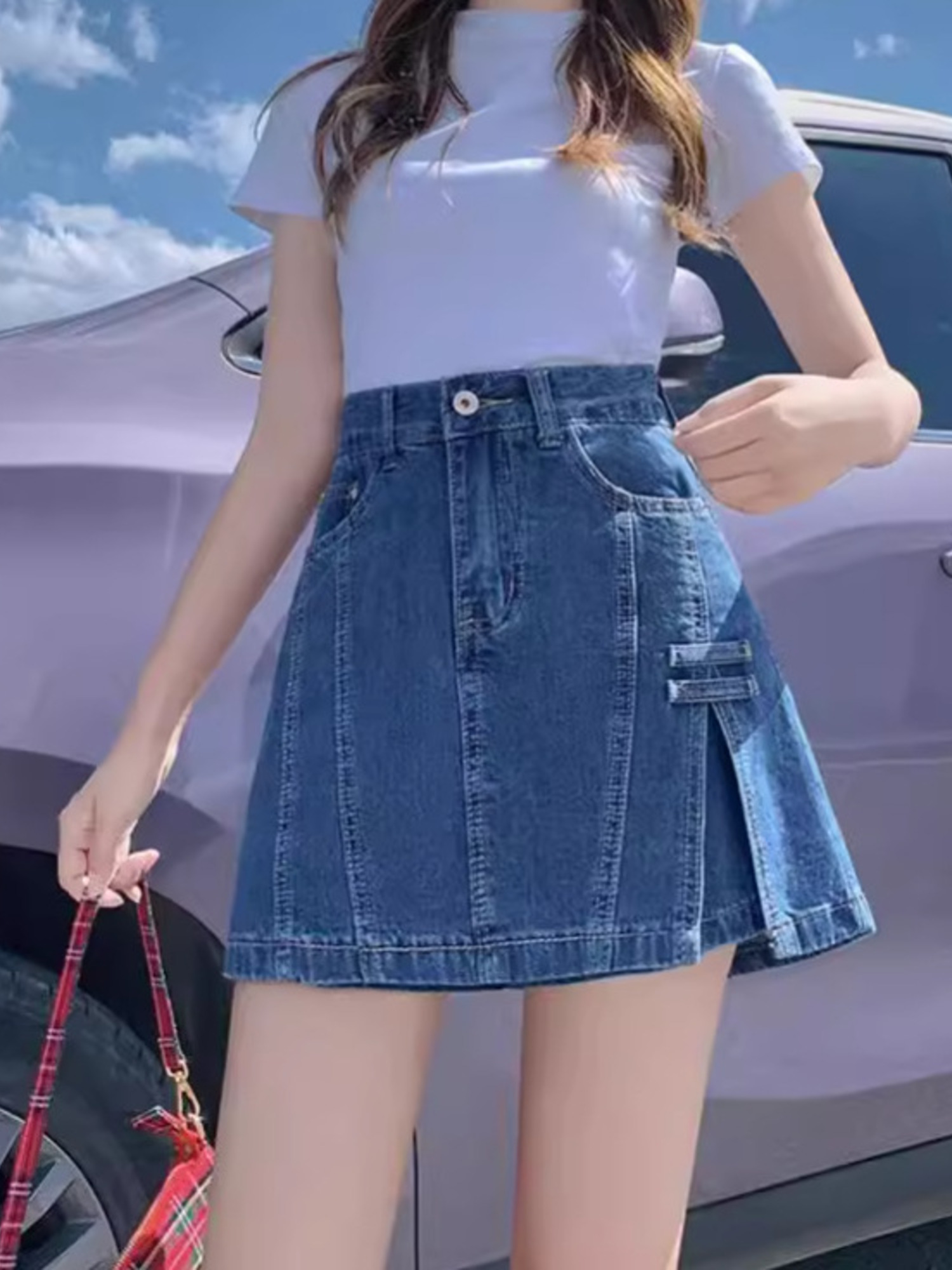 Women's Vintage Washed Denim S - đánh giá và giá Denim Shorts Women