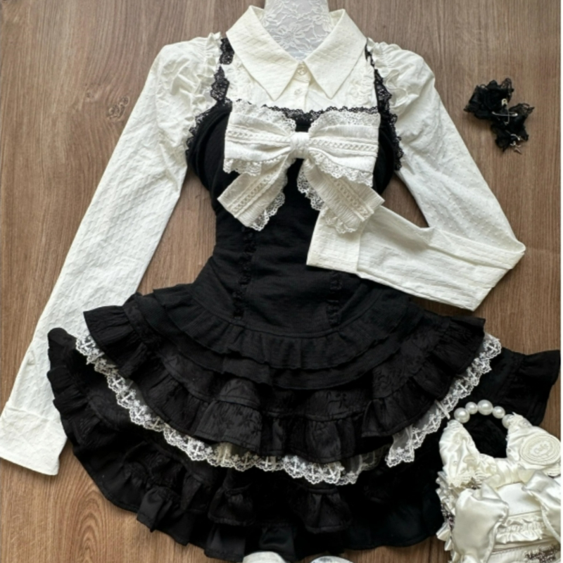 Y2k Aesthetic Lolita Style 3 P - đánh giá và giá Women'S Y2K Fashion Aesthetic