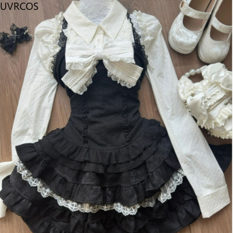 Y2k Aesthetic Lolita Style 3 P - đánh giá và giá Women'S Y2K Fashion Aesthetic