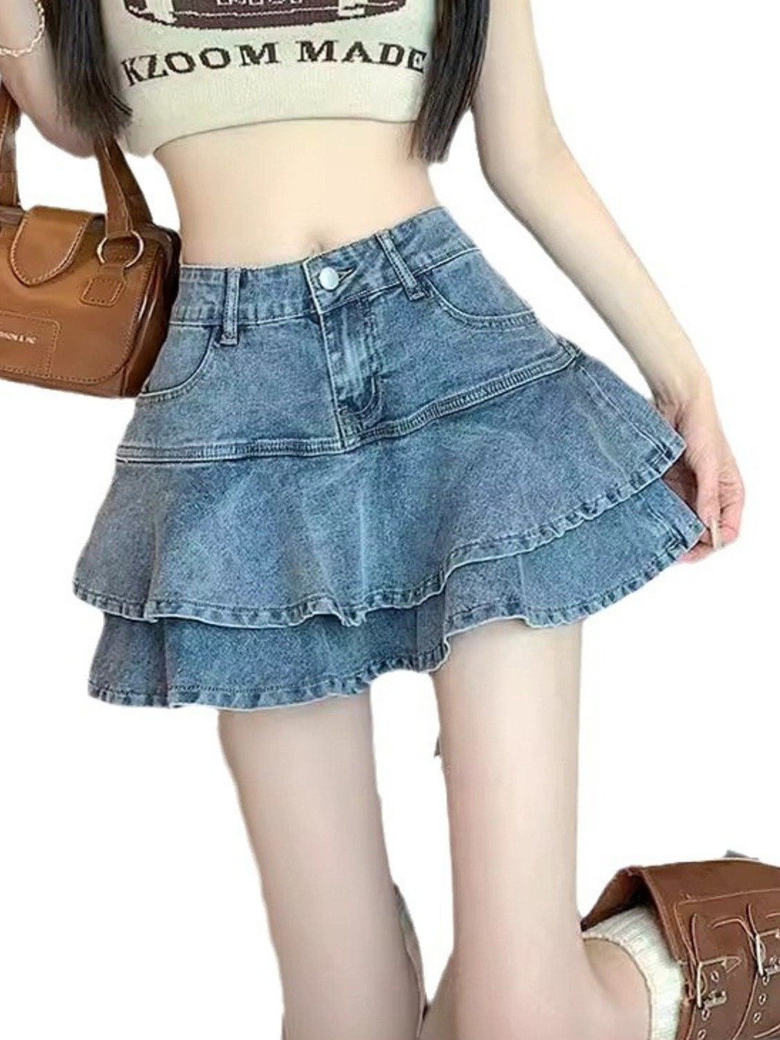 Women's Vintage Washed Denim L - đánh giá và giá Denim Shorts Women