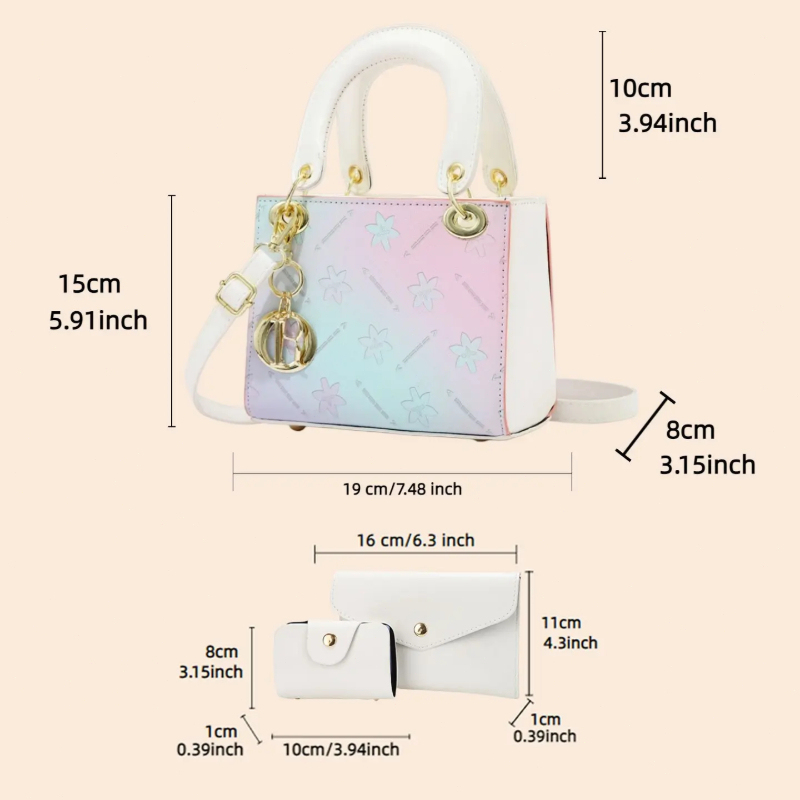 Gradient Printed Crossbody Sho - đánh giá và giá Crossbody Bag Women