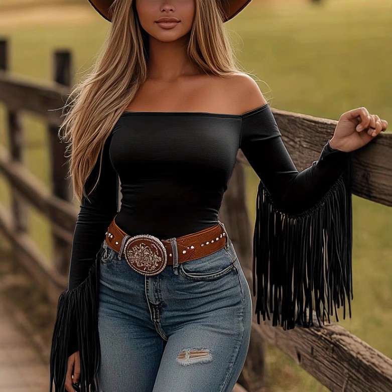 Women Clothes Longsleeve Blous - đánh giá và giá Crop Top Women
