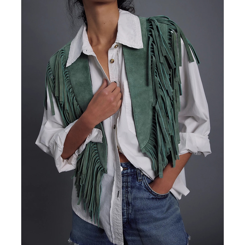 Women's Y2k Vintage Suede Vest - đánh giá và giá Women'S Fashion In The 70S