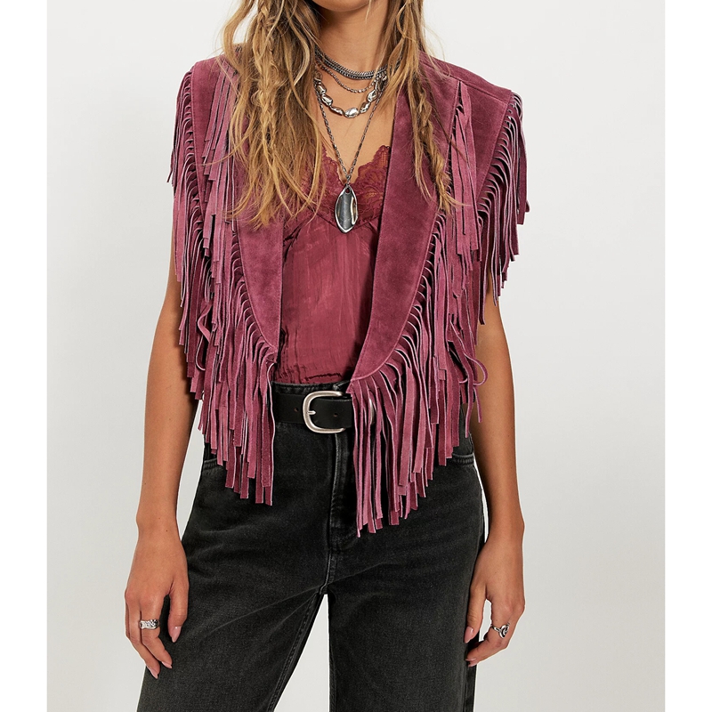 Women's Y2k Vintage Suede Vest - đánh giá và giá Women'S Fashion In The 70S