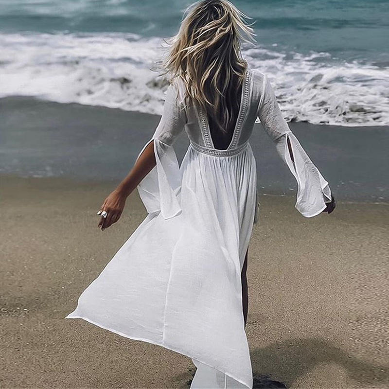 TEELYNN 2020 Trắng, trải cho n - đánh giá và giá Smocked Dress Women