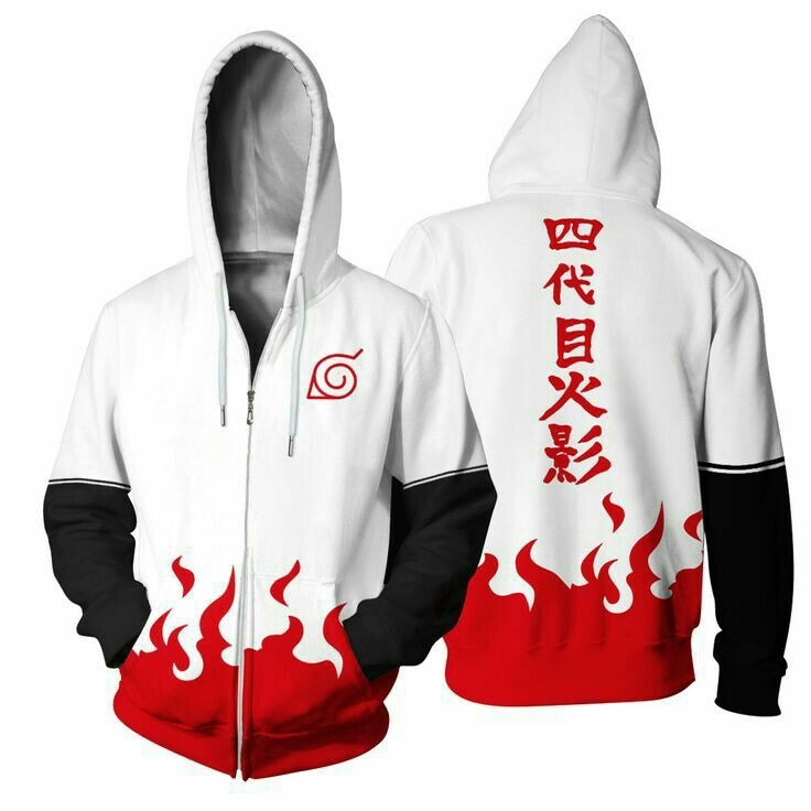Naruto 4th Hokage Minato Anime - đánh giá và giá Women'S Fashion Zip Hoodie