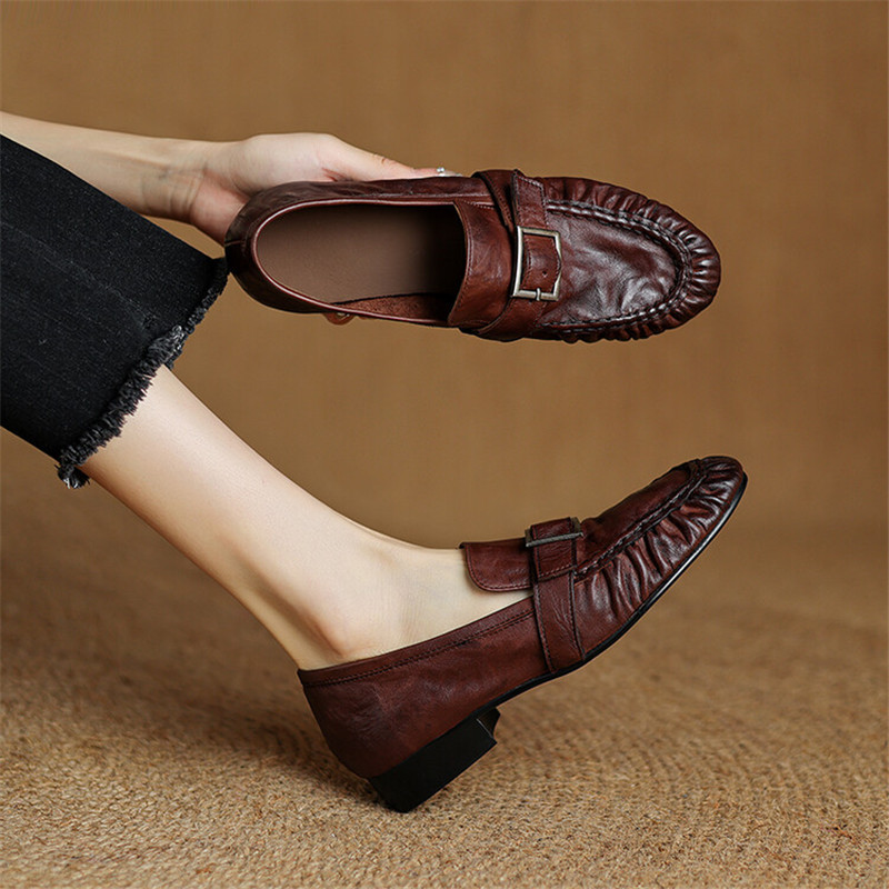 New Autumn Genuine Leather Wom - đánh giá và giá Women'S Fashion Loafers