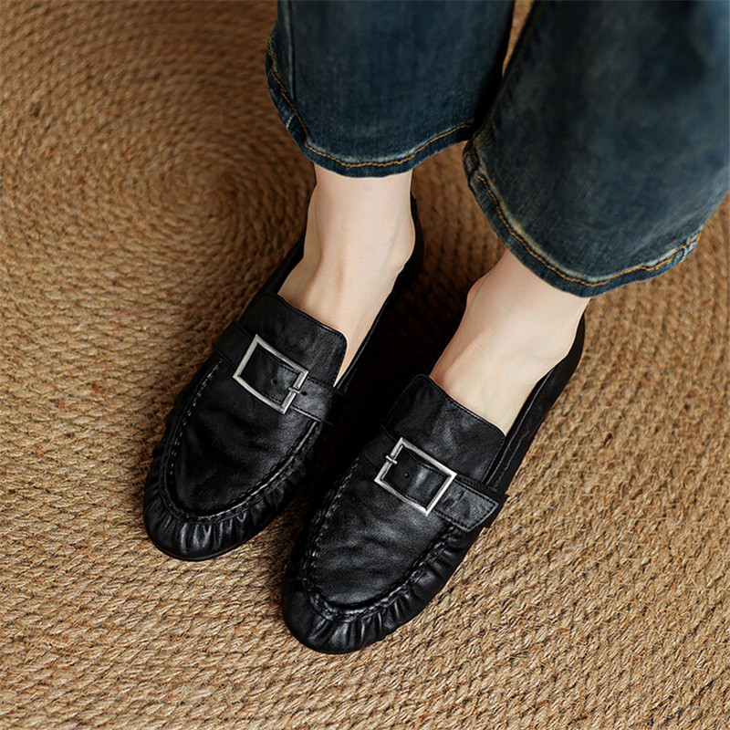 New Autumn Genuine Leather Wom - đánh giá và giá Women'S Fashion Loafers