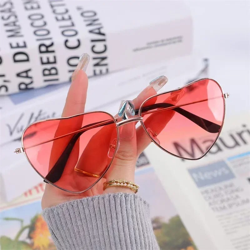 Fashion Heart Shaped Metal Sun - đánh giá và giá Women Fashion Glasses