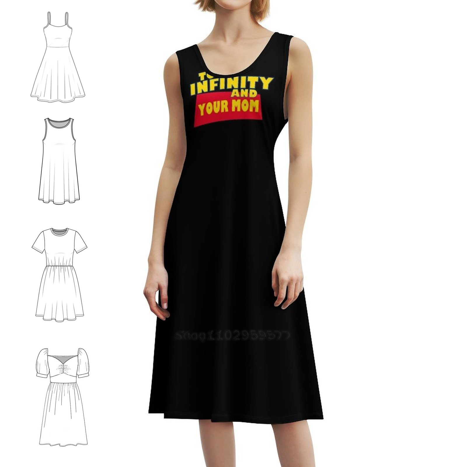 To Infinity And Your Mom Flora - đánh giá và giá Smocked Dress Women