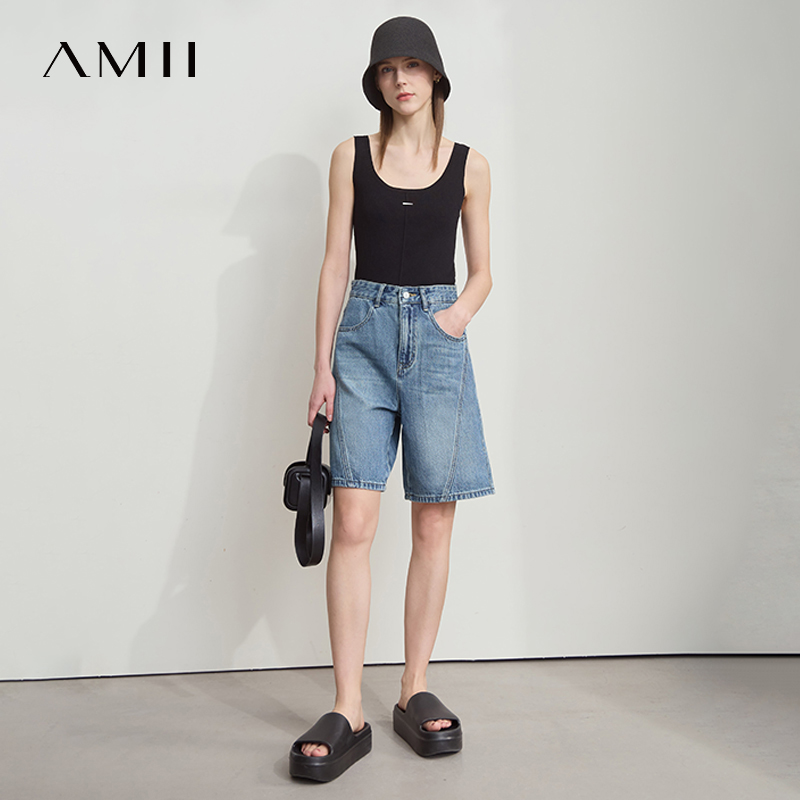 AMII Women Jeans Shorts Minima - đánh giá và giá Denim Shorts Women