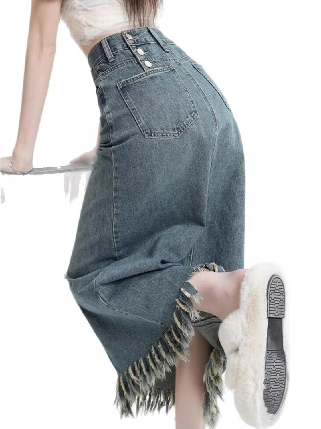 Women's High Waist Vintage Was - đánh giá và giá Denim Shorts Women
