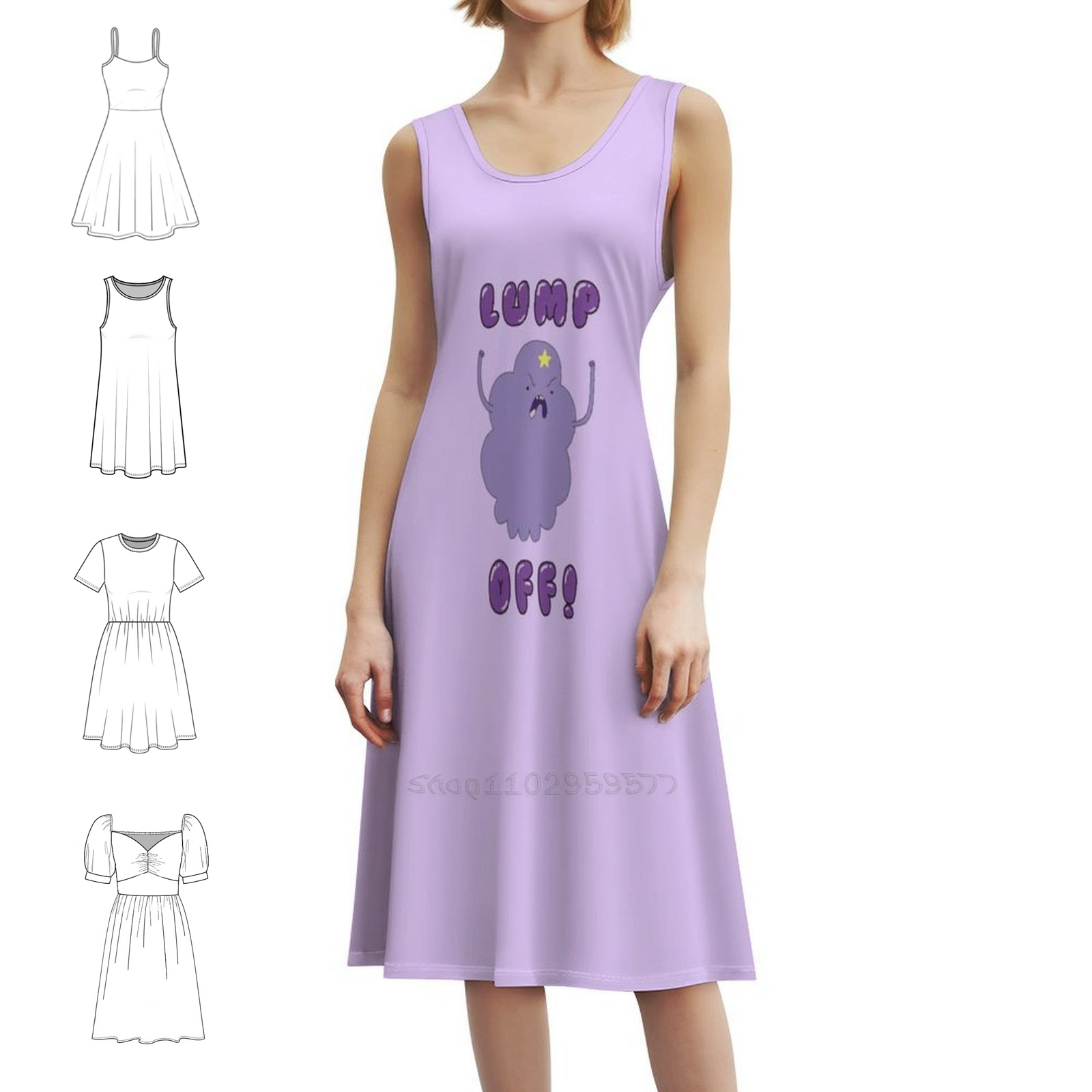 Lump Off! Floral Smock Dress F - đánh giá và giá Smocked Dress Women