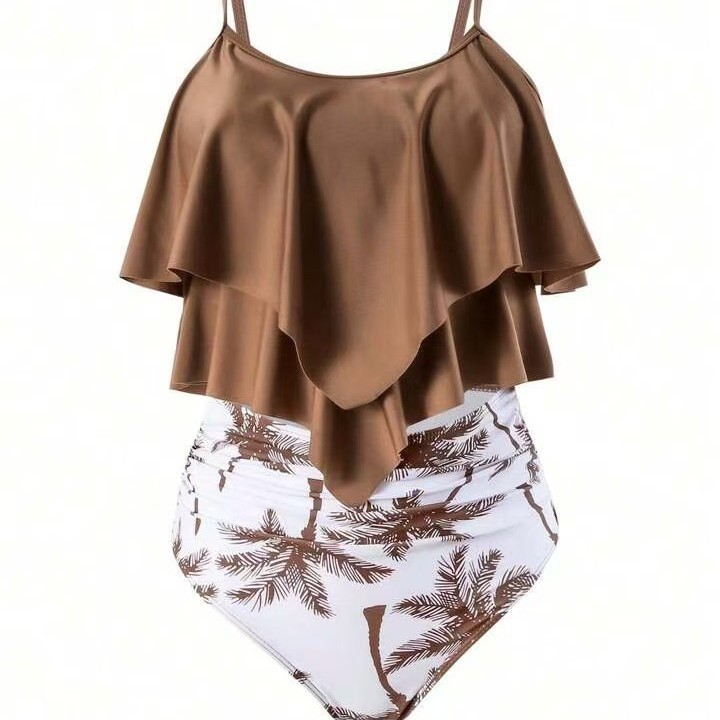 Women Bikini Ruffle Top High W - đánh giá và giá Crop Top Women