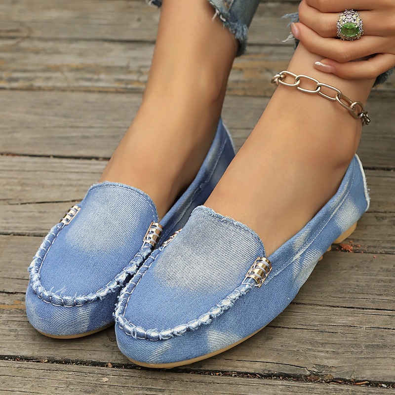 Fashion Light Blue Denim Mocca - đánh giá và giá Women'S Fashion Loafers