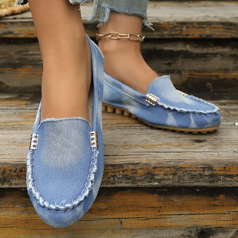Fashion Light Blue Denim Mocca - đánh giá và giá Women'S Fashion Loafers