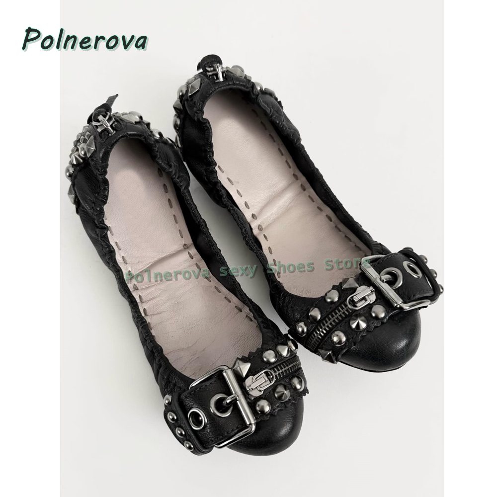 Rivet Belt Buckle Mary Jane Sh - đánh giá và giá Women'S Fashion Loafers