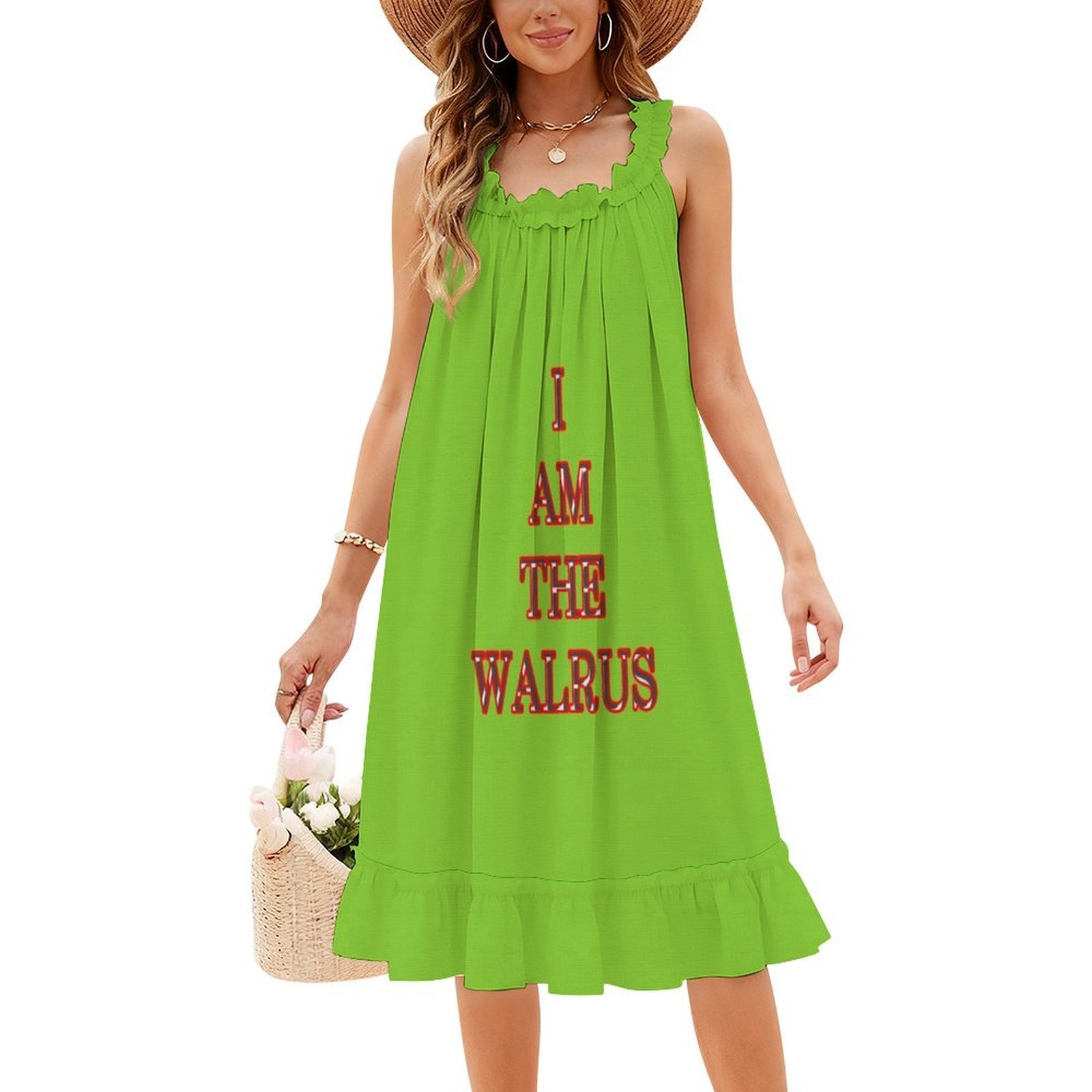 I Am The Walrus Floral Smock D - đánh giá và giá Smocked Dress Women