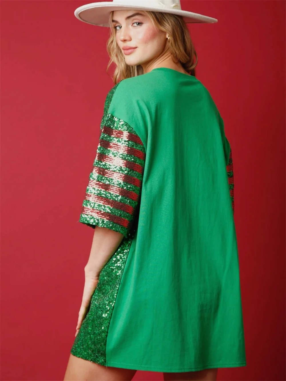 Women Sequined  Long T-Shirts  - đánh giá và giá Women'S Fashion Rugby Shirt