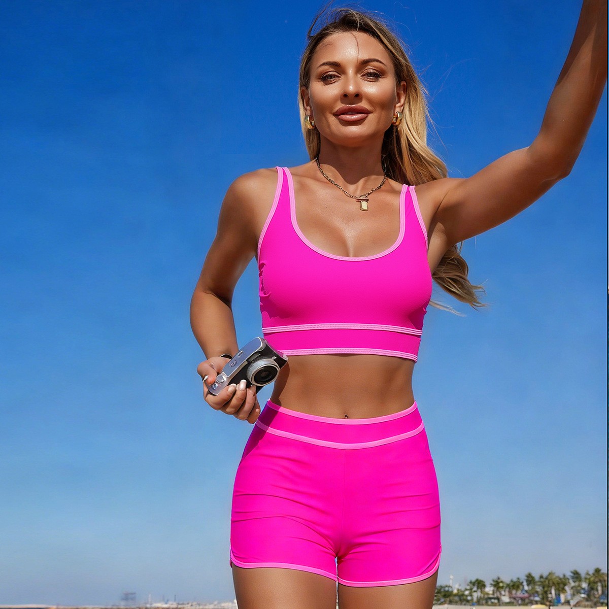 Olive Green Bikini Sleeveless  - đánh giá và giá Crop Top Women