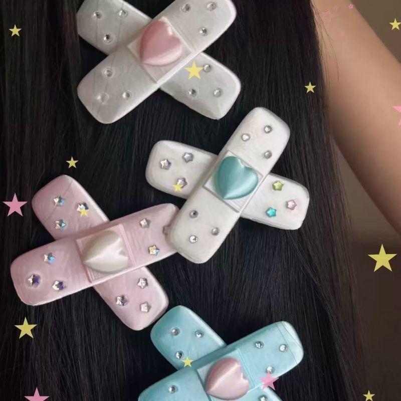 2Pcs Y2k Kawaii Hair Clips Kor - đánh giá và giá Women'S Y2K Fashion Aesthetic
