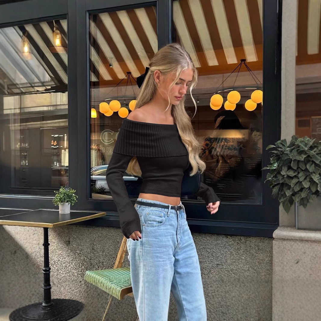 Street Fashion Off Shoulder To - đánh giá và giá Crop Top Women