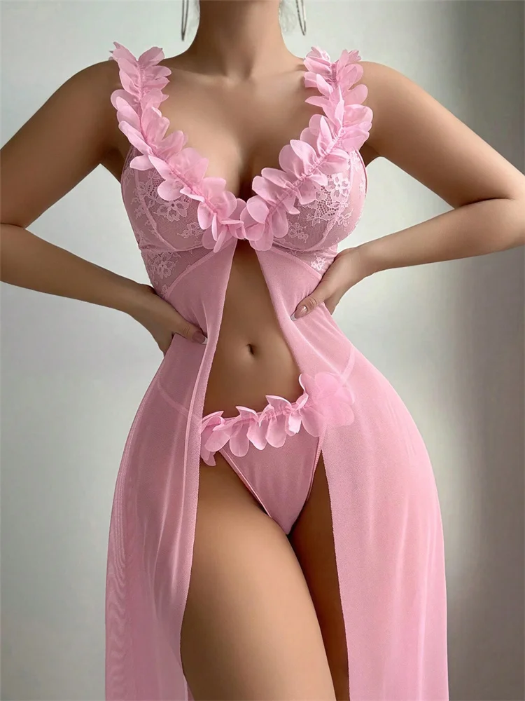 Pink Floral Sexy Nighties Wome - đánh giá và giá Floral Summer Dress