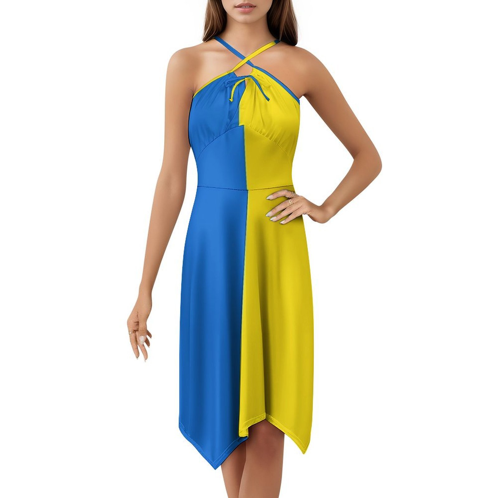 Ukrainian Flag Floral Smock Dr - đánh giá và giá Smocked Dress Women